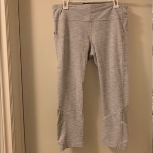 Gray LuluLemon Crop Leggings Size 12